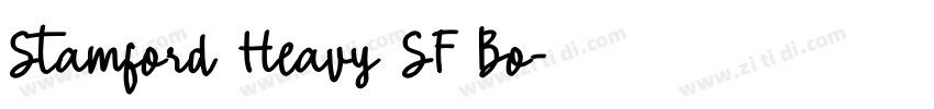 Stamford Heavy SF Bo字体转换